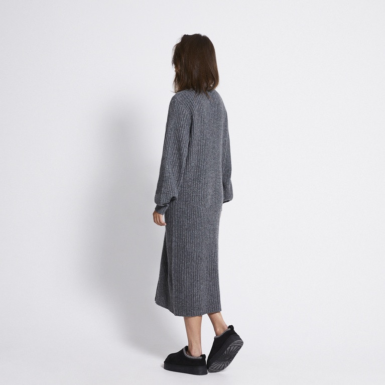 Ribbed knit cardigan dress "Lindsey"